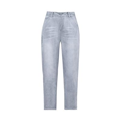 China Wholesale High Quality QUICK DRY Stretch Straight Jeans For Women Casual Style Washed Denim Pants Customized Trousers Ankle Ladies for sale