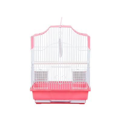 China Wholesale Small Four-Color Metal Breeding Aviary Parrot Cage Pet Bird Cage Stocked Optional Supplies for sale