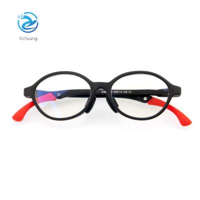 China Kids Silicon Blue Light Blocking Glasses Optical Glasses Sight Kids Computer Glasses for sale