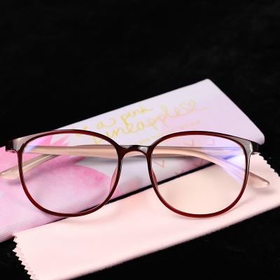 China Factory wholesale normal hot sale fashion thin frame woman 51 frame size tr90 eyeglasses round frames for sale