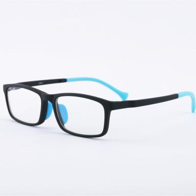 China fashion high quality comfortable children anti-blue light square anion light glasses for sale