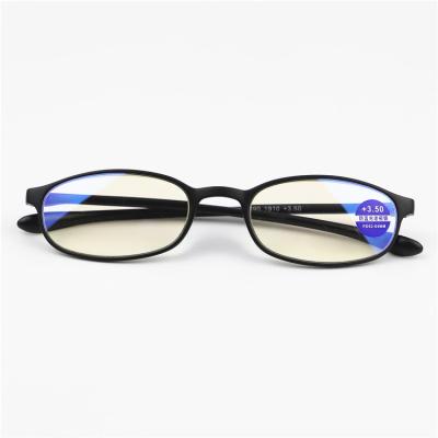 China Reading glasses popular cheap and very light comfortable anti-blue optics HD reading glass TR90 for sale