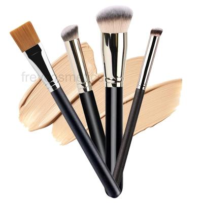 China Eyeshadow Base Brush Round Angled Makeup Sweep Mini Angled Concealer Flat Top Mask Kabuki Nose Contour Brush for sale