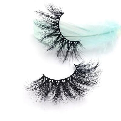 China 1 Pairs 3D Mink False Eyelashes Natural Long Natural Look False Eyelashes Pack Long Fluffy Soft Handmade False Tapered Eyelash Makeup Extension for sale