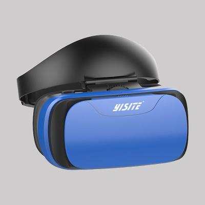 China Wholesale High Quality Environmental 3d Vr Hd Headset Customized ABS+PC Glass 3d Helmet Customized Screen For 3d VR Watch Blue Biconvex Mirror V11 Glass 38mm (Diameter) for sale