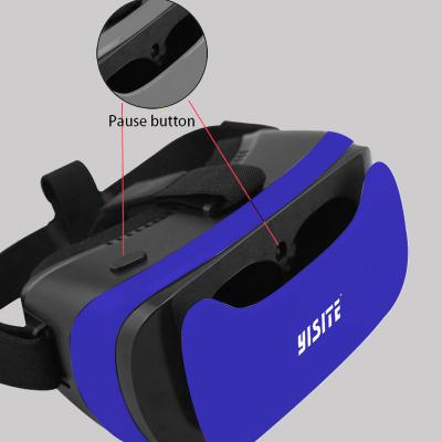 China Environmental ABS+PC 3D VR Glasses Headsets Stylish Glass Field Of View 3D VR Gami for sale