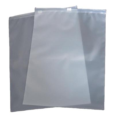 China A4 Size Transparent Security Slider Plastic Zipper Bags for sale