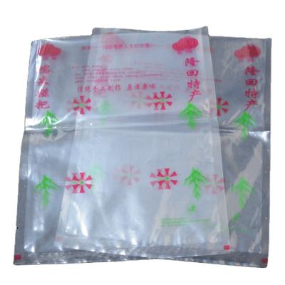 China Security Hot Sale Air Vacuum Clear Small Plastic Food Bags Storage With Print for sale