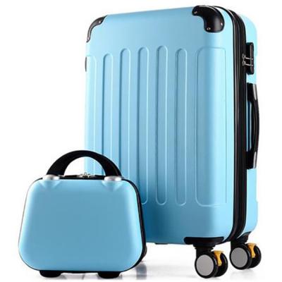 China Stylish Polyester Shape Luggage Travel Set Built-in Pocket for sale