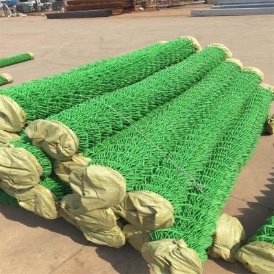 China Manufacturer Wholesale Vinyl Coat 3ft Wire Tie Green Chain Fence Easily Assembled Fabric for sale