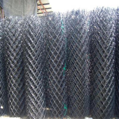 China Easily Assembled Manufacturer PVC Vinyl Coated Black 4 Feet 5 Feet 6 Feet - Tall Chain Link Fence for sale