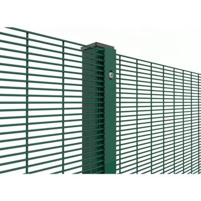 China High Iron 358 Garden Dense Mesh Fence Easily Assembled Anti Theft Fence 3510 Dark Green for sale