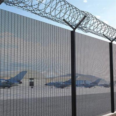 China Easily Assembled High Quality 358 Security Anti Climb Barrier Panels For Airport for sale