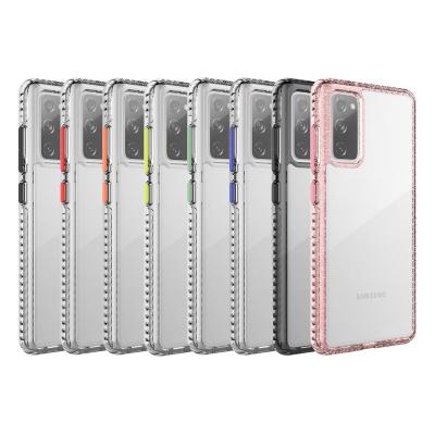 China Shockproof 2 in 1 clear soft rubber tpu pc cell mask cases for samsung galaxy note 10 clear case for sale