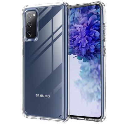 China Shockproof Clear Shockproof Hard Case For Samsung Galaxy S20FE S21 Ultra S10E Plus Note 20 10 8 9 A52 A72 Soft TPU Case for sale