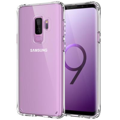 China Crystal Clear Hybrid Mobile Shockproof Cell Phone Back Cover For Samsung S9 Plus for sale