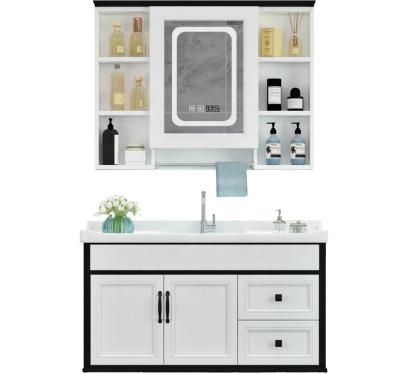 China Modern Classic Bathroom Furniture New Bathroom Vanity Mirror Led Cabinet for sale