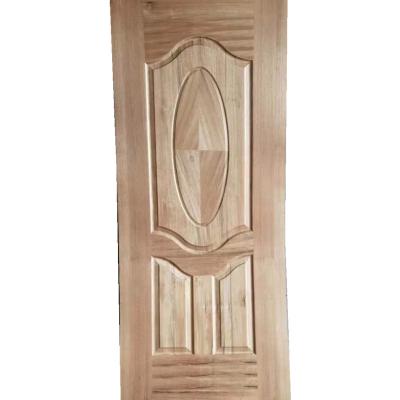 China Decoration MOLD HDF DOOR SKIN WITH MELAMINE OR NATURAL VENEER for sale