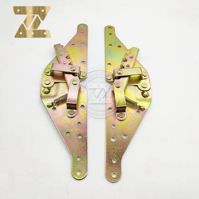 China Metal Adjustable 3-Position Angle Mechanism Hinge Used For Sofa Bed Click Clack Hinges Furniture Hardware accessories for sale