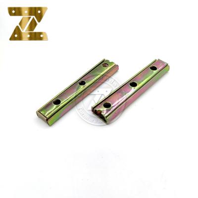 China High quality color zinc furniture hardware accessories 7.5cm taper sofa fixed buckle Sofa Connector Metal connector for sale