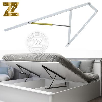 China 1.1M Bed Lift Mechanism Gas Spring Set Heavy Duty White for Storage Box Bed Sofa Storage Space Saving DIY Project à venda