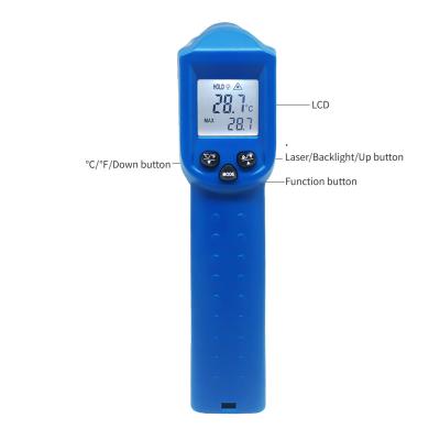 China Industrial Home Temperature Measuring DT8380AH Industrial Digital Thermometer Wireless Temperature Gun Factory Outlet for sale