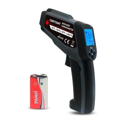 China CN8750AT ABS Dual Laser Infrared Thermometer Industrial and Household Digital Thermometer for sale