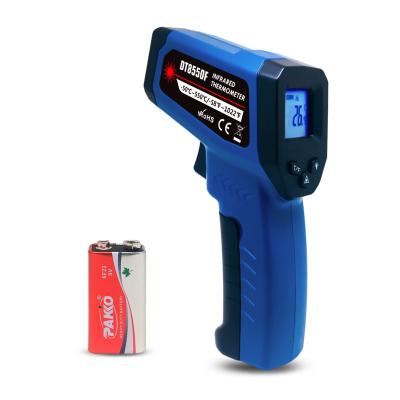 China ABS Cheerman DT8550F Digital Laser IR Non-contact Thermometer Temperature Gun (-50-550C) For Cooking Industrial 12:1 for sale