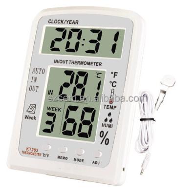 China Indoor KT203 Hygrometer Thermometer Temperature Display Humidity Humidity Temperature Tester Sensor KT203 for sale