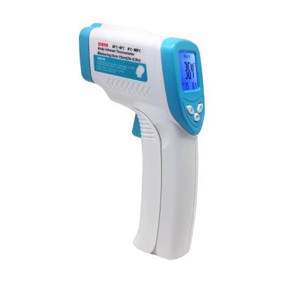 China Home appliance stock ready for SHIPPING! CE FCC Medical Fever Alarm Non Contact Forehead Digital Baby Adult Human Body IR Infrared Thermometer for sale