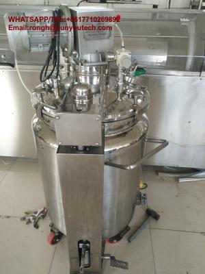 China Industrial Jacketed Pressure Gelatin Melting Tank with stirrer 150l - With Auto Vacuum System for sale