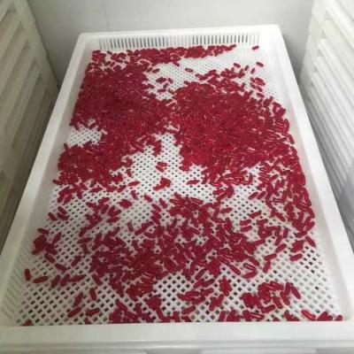 China Softgel Capsules Large Plastic Trays High Temperature Bearing Various Color for sale