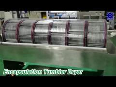 Small Basket Encapsulation Tumbler Dryer 1.5kw Easy Lift With Heating System