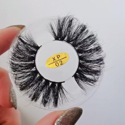 China Natural Factory Shipped Mink 25mm 100% Mink Eyelash Volume Lashes 5d Wholesale Seller for sale