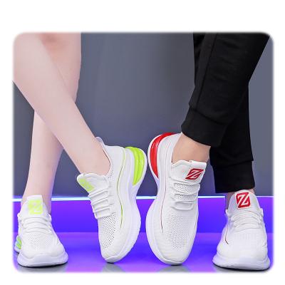 China Dropshipping Service Rubber Trainer Sneaker Mens Walking Shoes Athletic Sneakers Shoes Men Sport Running Shoes Black White for sale