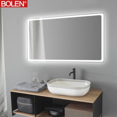 China 5 stars hotel smart bath mirror led mirror frameless copper free lighted mirror customized for sale