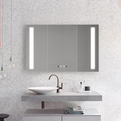 China 2022 Hotel storage style wash basin cabinet mirror bathroom cabinet set for sale