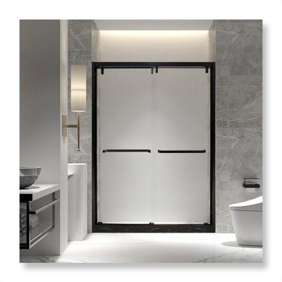 China Bathroom shower room aluminum profile tempered glass shower rooms sliding doors for sale