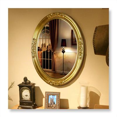 China Oval Shape Decorating Bathroom Mirros Wall Mounted Design Decorative Wall Mirror for sale