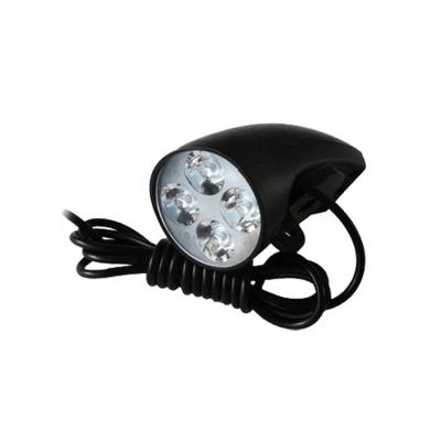 China Waterproof Colorful Low Beam And Horn Cycle LED Bicycle Front Light Cycling for sale