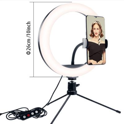 China ABS SZFJ Dimmable Portable Camera Flash Live Streming Ring Light Rechargeable USB Led Selfie Live Light for sale