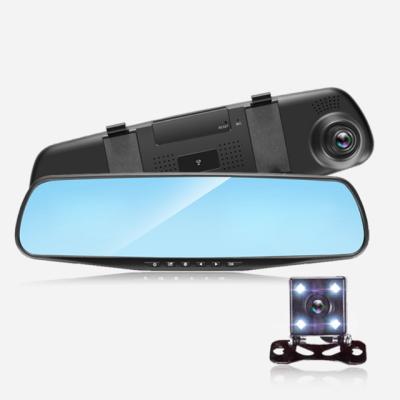 China Vandal Proof Dual Touch Screen Dah Cam Front and Rear View Mirror Car DVR Camera Driving Car Recording Audio Cam for sale