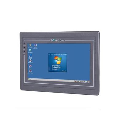 China Wecon 7 inch industrial emmbeded pc, ethernet and 5 serial ports supported 7 inch hmi panel for sale