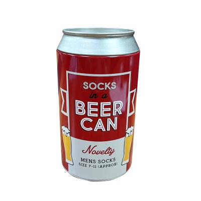 China Gift & Custom Craft Factory Beer Shape Box For Socks Promotional Gift Coke Can Box For T Shirt Packaging for sale