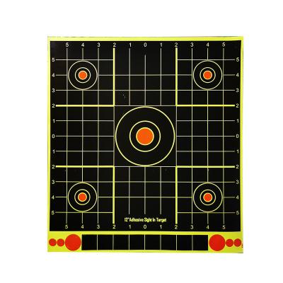 China 10 Pcs Splatter Bullseye Reactive Self Adhesive Shooting Targets For Gun Target Self Adhesive Shooting Paper 34*30*0.2cm for sale