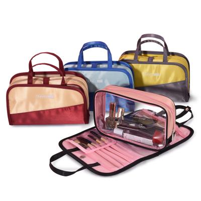 China High Quality Portable Ladies Waterpoof Make Up Bag PVC Bags Transparent Pouches Visible Cosmetic Bags for sale