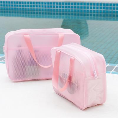 China High Quality Portable Waterpoof Ladies Make Up Bag PVC Bags Transparent Pouches Visible Cosmetic Bags for sale