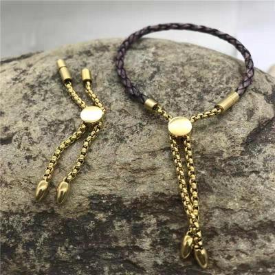 China Popular Gold Exquisite Round Beads Stainless Steel Magnet Chain Clasp Necklace Clasp Stainless Steel Magnet Bracelet Magnetic Clasp for sale