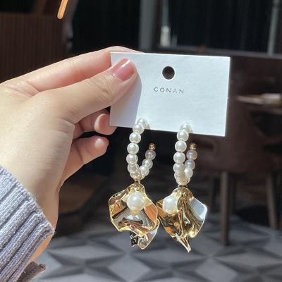 China New FASHION Trend Designs Handmade Earrings 925 Sterling Silver Earrings Gold Earring Beads Studs for sale