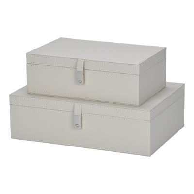 China Home Decorative Stored Storage Steel Metal Trunk Box With Lock for sale